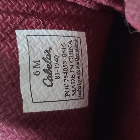 Cabela's Mens Hunting Boots Brown Leather Canvas Camo Lace-up Size 6M EUC - Picture 2 of 13